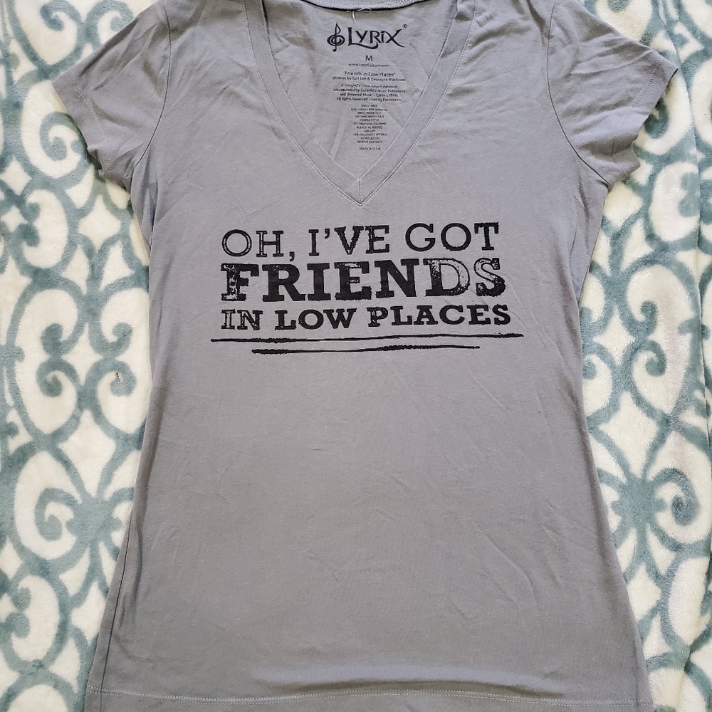 Song lyrics t-shirt
